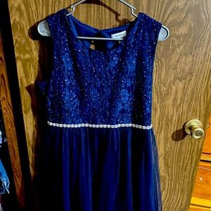 Kids 18.5 blue dress
